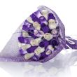 БУКЕТ ДЪРВЕНИ РОЗИ "VIOLET"